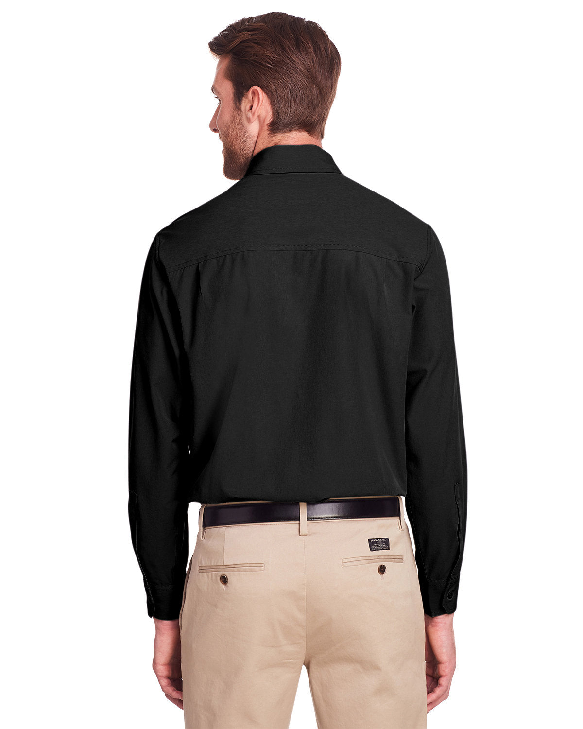no-logo UltraClub Bradley Performance Woven Shirt-Men's Dress Shirts-UltraClub-Thread Logic