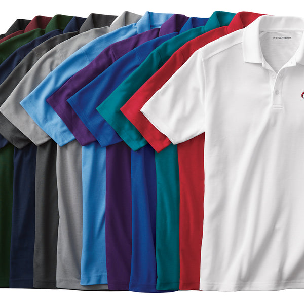 Embroidery Shirts Summer Men Red Golf Shirt Short Sleeve Tops Male