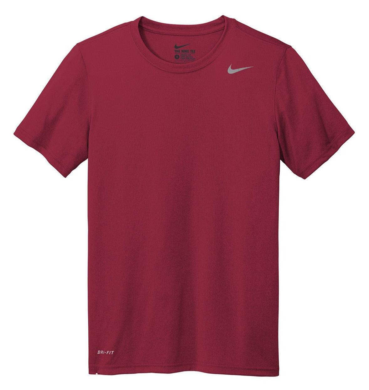 No-Logo CLOSEOUT - NIKE Legend Tee-Polos-Nike-Team Maroon-S-Thread Logic