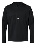 Adidas Lightweight Performance Quarter-Zip Hooded Pullover