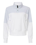 Adidas Ladies Fleece Quarter-Zip Pullover