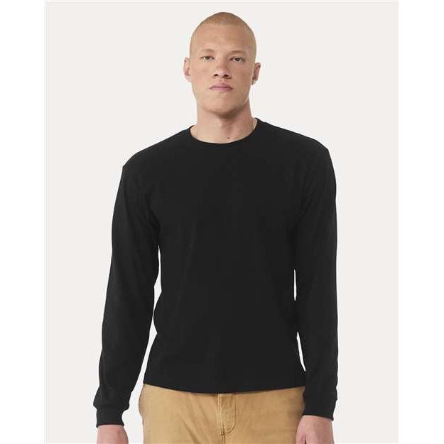no-logo Bella+Canvas 6 oz. Heavyweight Long Sleeve Tee-Thread Logic-Thread Logic