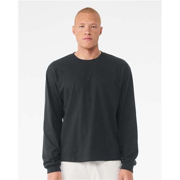 no-logo Bella+Canvas 6 oz. Heavyweight Long Sleeve Tee-Thread Logic-Thread Logic