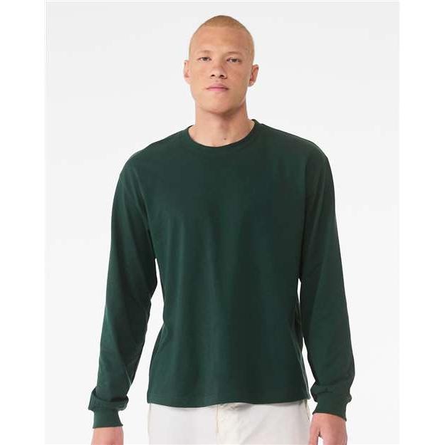 no-logo Bella+Canvas 6 oz. Heavyweight Long Sleeve Tee-Thread Logic-Thread Logic