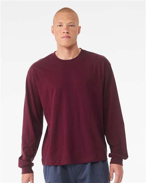no-logo Bella+Canvas 6 oz. Heavyweight Long Sleeve Tee-Thread Logic-Thread Logic
