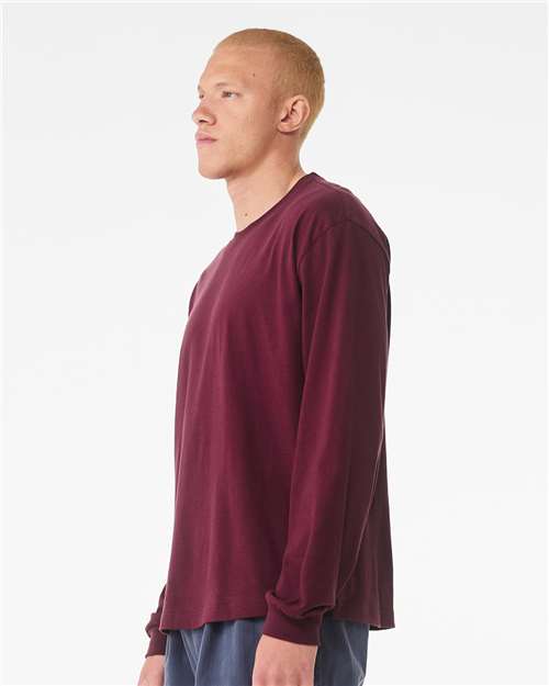 no-logo Bella+Canvas 6 oz. Heavyweight Long Sleeve Tee-Thread Logic-Thread Logic