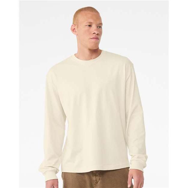 no-logo Bella+Canvas 6 oz. Heavyweight Long Sleeve Tee-Thread Logic-Thread Logic