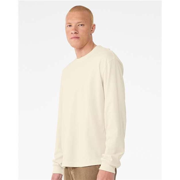 no-logo Bella+Canvas 6 oz. Heavyweight Long Sleeve Tee-Thread Logic-Thread Logic