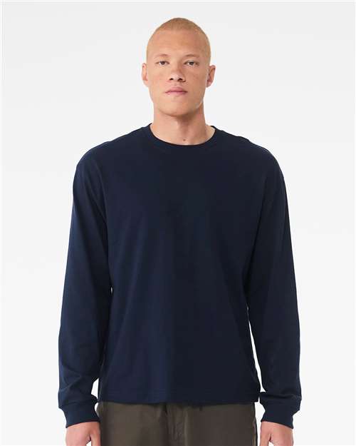no-logo Bella+Canvas 6 oz. Heavyweight Long Sleeve Tee-Thread Logic-Thread Logic