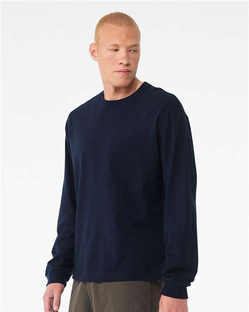 no-logo Bella+Canvas 6 oz. Heavyweight Long Sleeve Tee-Thread Logic-Thread Logic