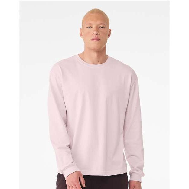 no-logo Bella+Canvas 6 oz. Heavyweight Long Sleeve Tee-Thread Logic-Thread Logic