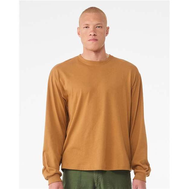 no-logo Bella+Canvas 6 oz. Heavyweight Long Sleeve Tee-Thread Logic-Thread Logic