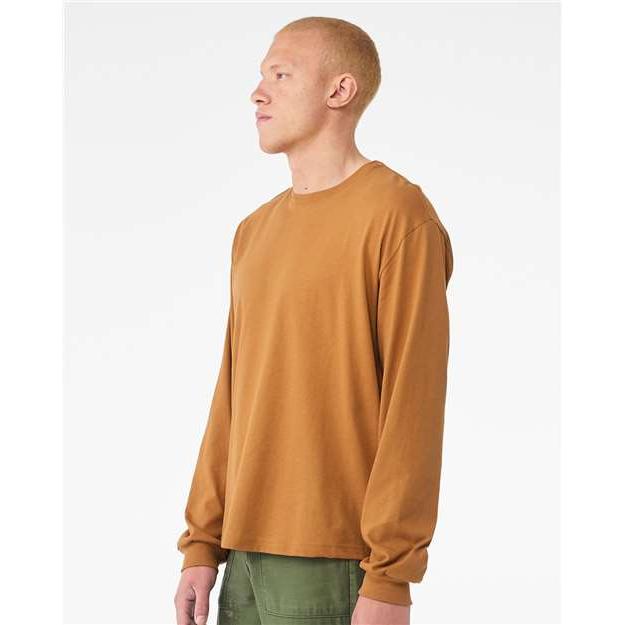 no-logo Bella+Canvas 6 oz. Heavyweight Long Sleeve Tee-Thread Logic-Thread Logic