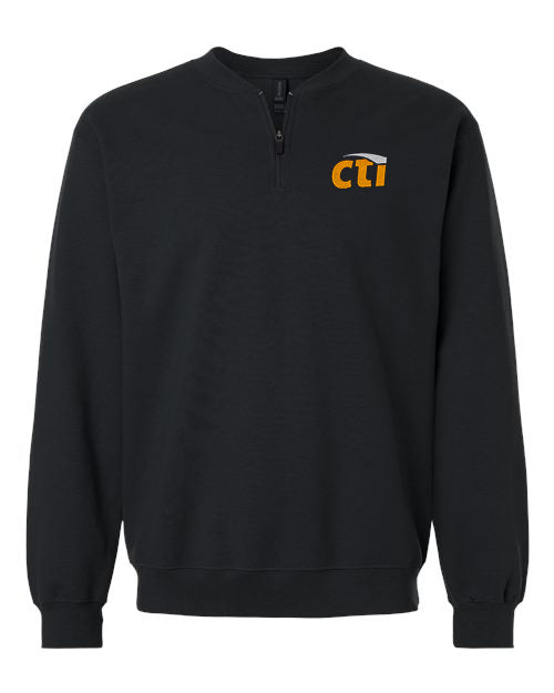 no-logo Gildan Softstyle Midweight 1/4 Zip Sweatshirt-Thread Logic-Thread Logic