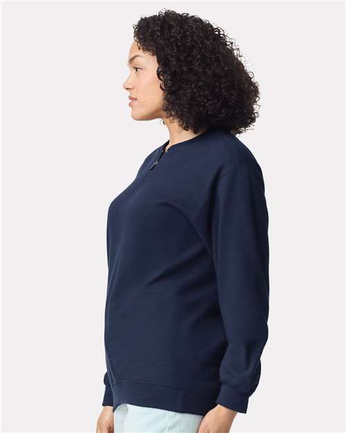 no-logo Gildan Softstyle Midweight 1/4 Zip Sweatshirt-Thread Logic-Thread Logic