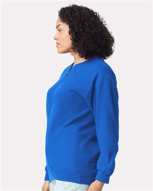 no-logo Gildan Softstyle Midweight 1/4 Zip Sweatshirt-Thread Logic-Thread Logic