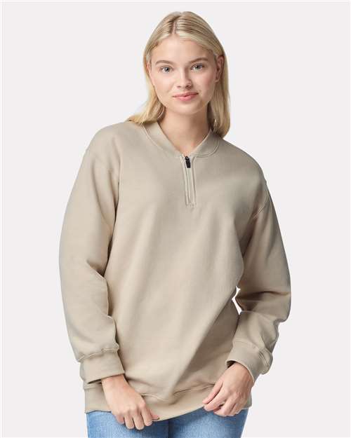 no-logo Gildan Softstyle Midweight 1/4 Zip Sweatshirt-Thread Logic-Thread Logic