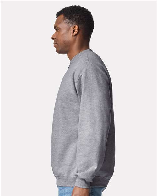 no-logo Gildan Softstyle Midweight 1/4 Zip Sweatshirt-Thread Logic-Thread Logic