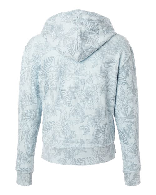 no-logo MV Sport Ladies Maddie Floral Print Hooded Sweatshirt-Thread Logic-Thread Logic