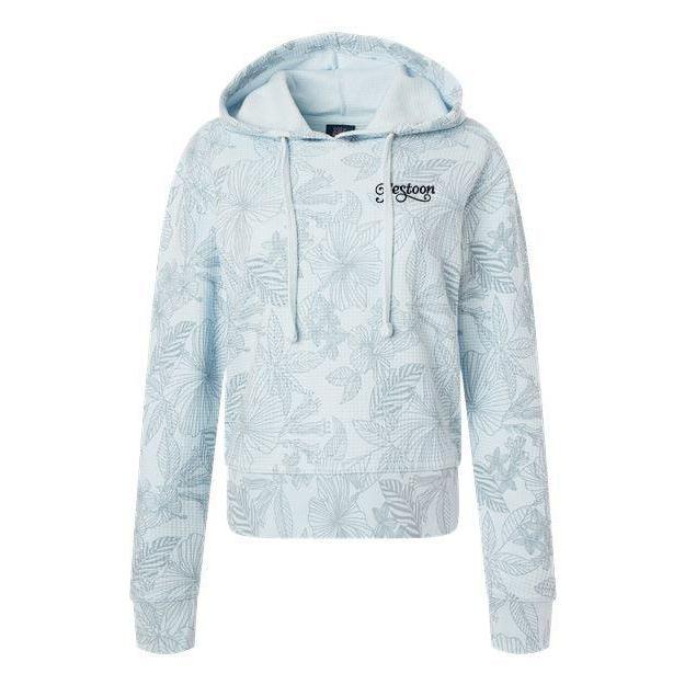 no-logo MV Sport Ladies Maddie Floral Print Hooded Sweatshirt-Thread Logic-Thread Logic