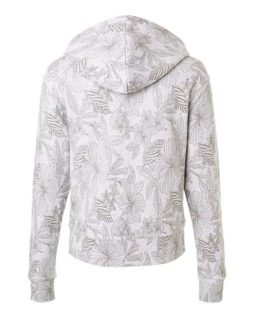 no-logo MV Sport Ladies Maddie Floral Print Hooded Sweatshirt-Thread Logic-Thread Logic