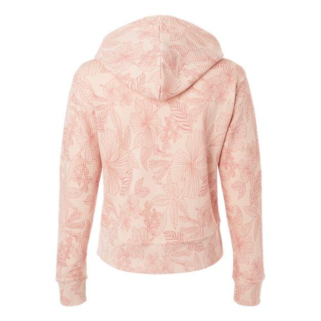 no-logo MV Sport Ladies Maddie Floral Print Hooded Sweatshirt-Thread Logic-Thread Logic