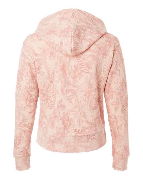 no-logo MV Sport Ladies Maddie Floral Print Hooded Sweatshirt-Thread Logic-Thread Logic