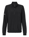 Adidas Ladies Woven Half-Zip Pullover