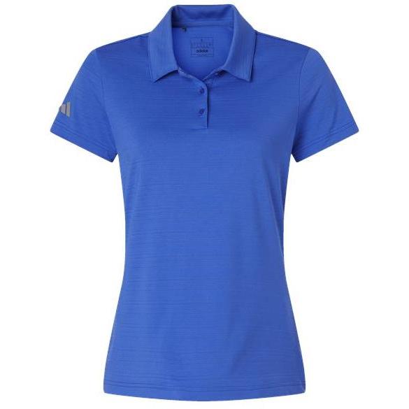 Adidas Ladies Textured Stripe Polo