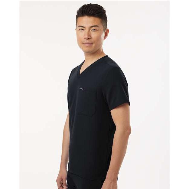 no-logo Jaanuu Holmes Everyday 1-Pocket Scrub V-Neck Top-Thread Logic-Thread Logic