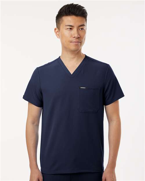 no-logo Jaanuu Holmes Everyday 1-Pocket Scrub V-Neck Top-Thread Logic-Thread Logic