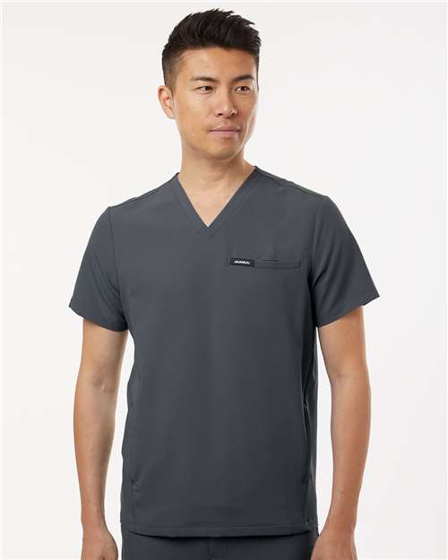 no-logo Jaanuu Platt 3-Pocket Scrub V-Neck Top-Thread Logic-Thread Logic