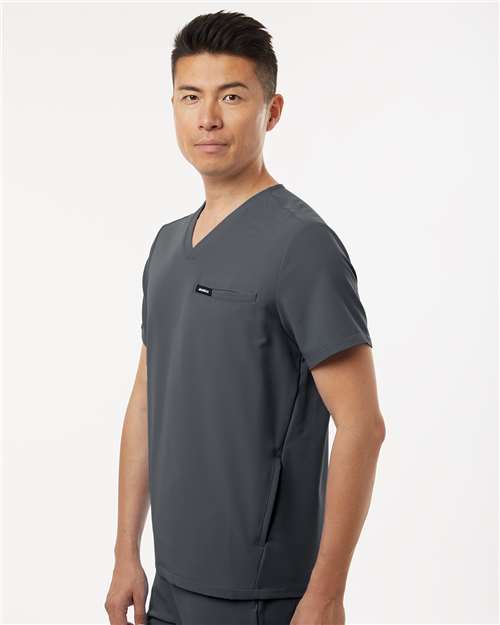 no-logo Jaanuu Platt 3-Pocket Scrub V-Neck Top-Thread Logic-Thread Logic