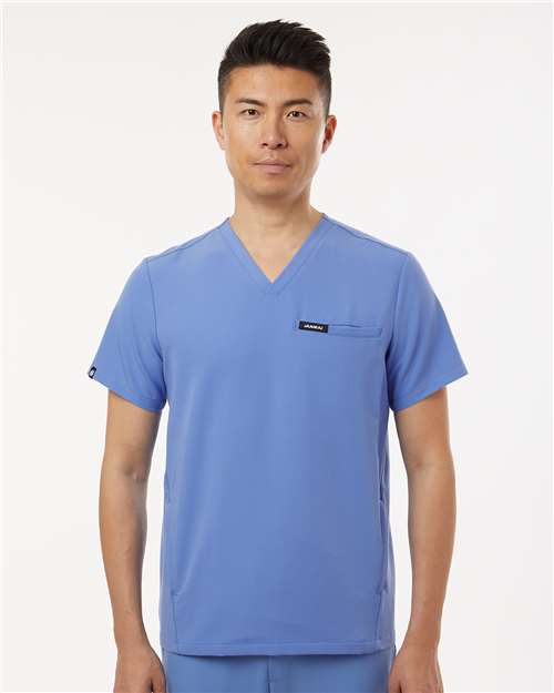 no-logo Jaanuu Platt 3-Pocket Scrub V-Neck Top-Thread Logic-Thread Logic