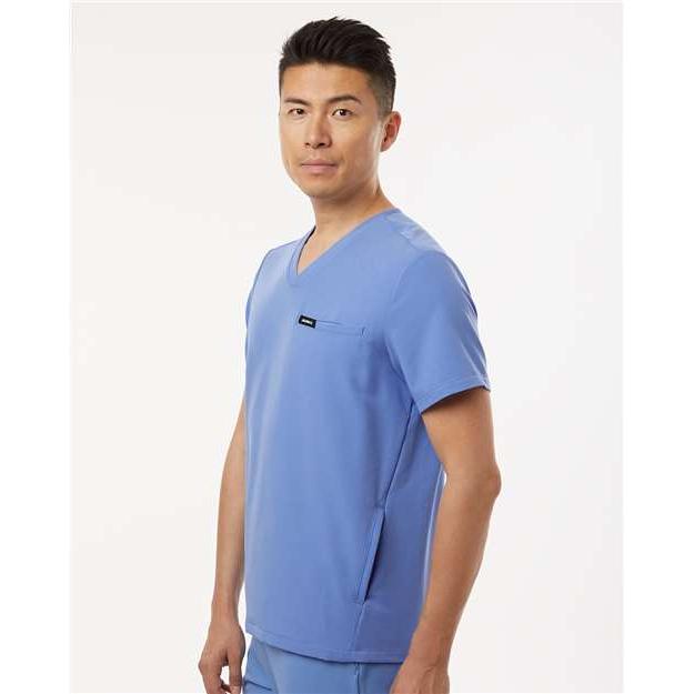 no-logo Jaanuu Platt 3-Pocket Scrub V-Neck Top-Thread Logic-Thread Logic