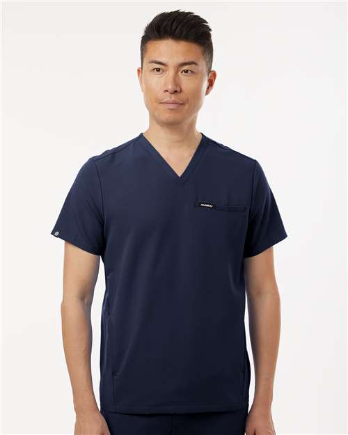 no-logo Jaanuu Platt 3-Pocket Scrub V-Neck Top-Thread Logic-Thread Logic