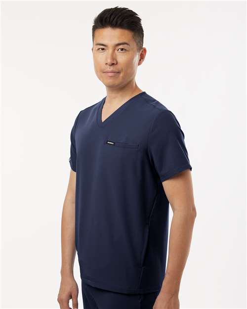 no-logo Jaanuu Platt 3-Pocket Scrub V-Neck Top-Thread Logic-Thread Logic