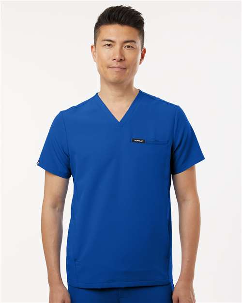 no-logo Jaanuu Platt 3-Pocket Scrub V-Neck Top-Thread Logic-Thread Logic