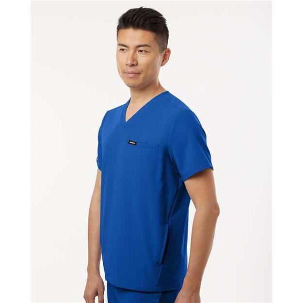 no-logo Jaanuu Platt 3-Pocket Scrub V-Neck Top-Thread Logic-Thread Logic