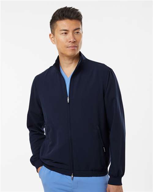 no-logo Jaanuu Wolfe Everyday Full-Zip 6-Pocket Scrub Jacket-Thread Logic-Thread Logic