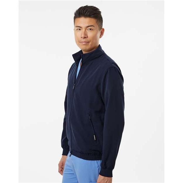 no-logo Jaanuu Wolfe Everyday Full-Zip 6-Pocket Scrub Jacket-Thread Logic-Thread Logic