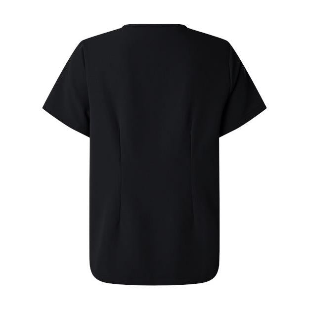 no-logo Jaanuu Ladies Rhena Essential 1-Pocket Scrub V-Neck Top-Thread Logic-Thread Logic