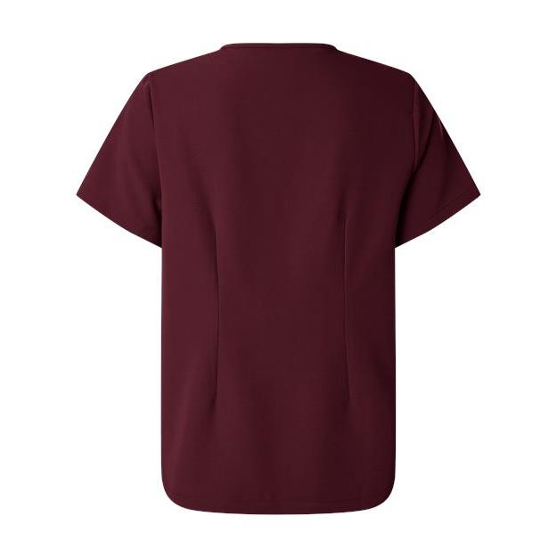 no-logo Jaanuu Ladies Rhena Essential 1-Pocket Scrub V-Neck Top-Thread Logic-Thread Logic