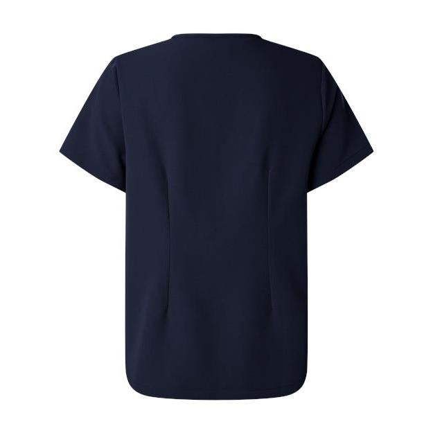 no-logo Jaanuu Ladies Rhena Essential 1-Pocket Scrub V-Neck Top-Thread Logic-Thread Logic