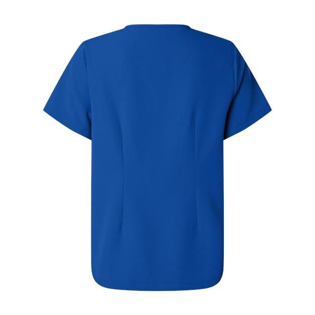 no-logo Jaanuu Ladies Rhena Essential 1-Pocket Scrub V-Neck Top-Thread Logic-Thread Logic