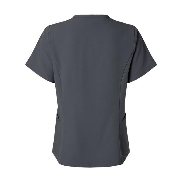 no-logo Jaanuu Ladies Calix Fit & Flare Scrub V-Neck Top-Thread Logic-Thread Logic