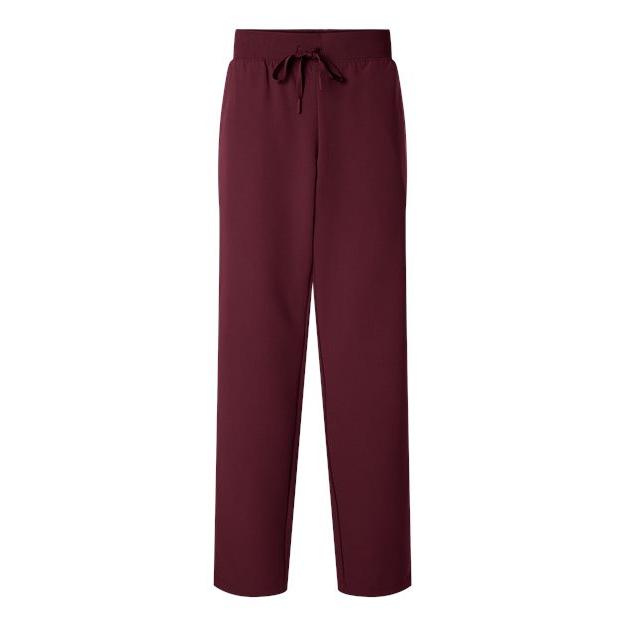 no-logo Jaanuu Ladies Xenos Essential Knit-Waist Scrub Pants (SOLD BLANK)-Jaanuu-Burgundy-XS-Thread Logic