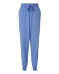 no-logo Jaanuu Ladies Silex Knit-Waist Scrub Joggers (SOLD BLANK)-Jaanuu-Ceil Blue-XS-Thread Logic