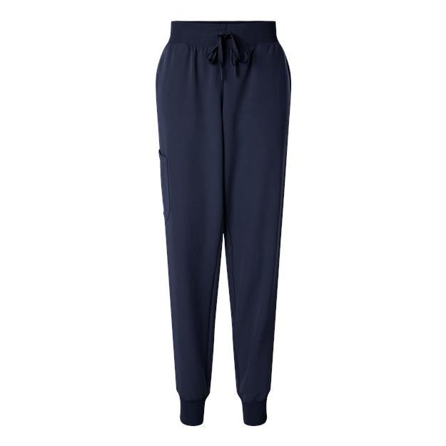 no-logo Jaanuu Ladies Silex Knit-Waist Scrub Joggers (SOLD BLANK)-Jaanuu-Midnight Navy-XS-Thread Logic