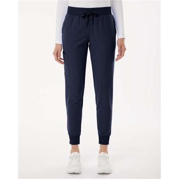 no-logo Jaanuu Ladies Silex Knit-Waist Scrub Joggers (SOLD BLANK)-Jaanuu-Thread Logic
